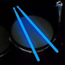 Last inn bildet i Galleri-visningsprogrammet, 1 Pair 5A Luminous Drum Stick Nylon Fluorescent Drumsticks Glow in The Dark Bright Light Musical Instruments
