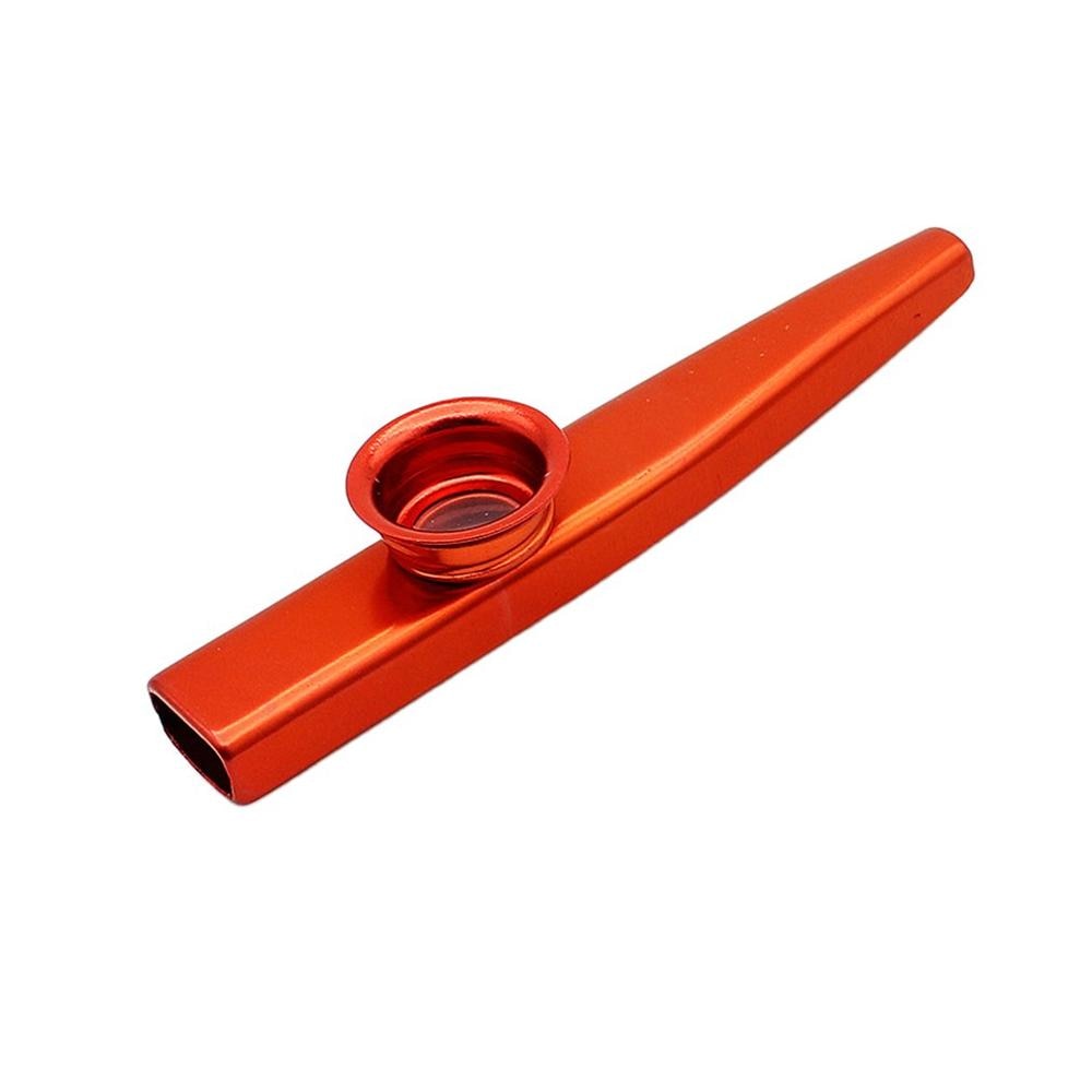 Metal Kazoo Lightweight Portable For Beginner Flute Instrument Music Lovers Woodwind Instrument Simple Design Lightweight