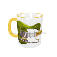 Last inn bildet i Galleri-visningsprogrammet, Francis Guitar Ceramic Mugs Coffee Cups Milk Tea Mug Status Quo Francis Creative Trending Vintage Gift Bottle Cup
