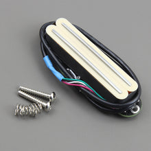 Last inn bildet i Galleri-visningsprogrammet, FLEOR Dual Hot Rail Humbucker Pickup Electric Guitar Pickup Ceramic 4 Wires Guitar Parts Black/White/Yellow for Choose
