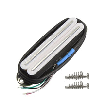Last inn bildet i Galleri-visningsprogrammet, FLEOR Dual Hot Rail Humbucker Pickup Electric Guitar Pickup Ceramic 4 Wires Guitar Parts Black/White/Yellow for Choose
