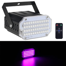 Last inn bildet i Galleri-visningsprogrammet, ALIEN 48 LED RGB UV White Strobe Lights Disco DJ Party Holiday Christmas Music Club Sound Activated Flash Stage Lighting Effect
