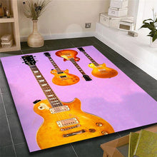 Last inn bildet i Galleri-visningsprogrammet, Music Is The Voice Of The Soul Guitar Room Bedroom Floor Mat Carpet rugs and carpets for home living room
