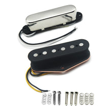 Last inn bildet i Galleri-visningsprogrammet, FLEOR Set of Neck+Bridge Alnico 5 Electric Guitar Pickup Single Coil TL Guitar Parts,Chrome/Golden/Black Choose

