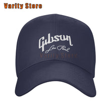 Last inn bildet i Galleri-visningsprogrammet, OOworld Gibson Since 1894 McCarty Les Paul Guitar Denim Cap for Women Baseball Cap for Men Unisex Cowboy Cap Hiphop Cap Sun Hat
