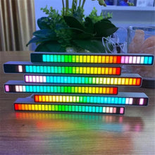 Last inn bildet i Galleri-visningsprogrammet, LED Light Bar Ambient RGB Sound Control App Control Pickup Voiceactivated Rhythm Lights Color Ambient Car Party Lamps of Music
