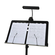 Last inn bildet i Galleri-visningsprogrammet, LED Music Stand Light Book Reading Lamp with Flexible Neck Office Travel Lighting Kit Guitar Players Studio Practice Supplies
