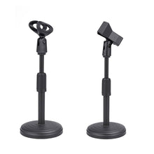 Last inn bildet i Galleri-visningsprogrammet, Mini Foldable Desk Microphone Stand Adjustable Microphone Bracket Support Mount Holder Mic Microphone Bracket Support
