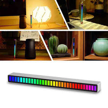 Last inn bildet i Galleri-visningsprogrammet, LED Light Bar Ambient RGB Sound Control App Control Pickup Voiceactivated Rhythm Lights Color Ambient Car Party Lamps of Music
