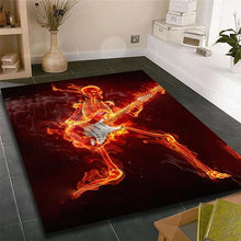 Last inn bildet i Galleri-visningsprogrammet, Music Is The Voice Of The Soul Guitar Room Bedroom Floor Mat Carpet rugs and carpets for home living room
