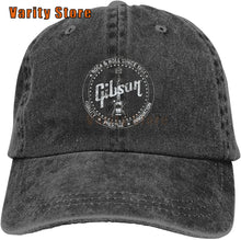 Last inn bildet i Galleri-visningsprogrammet, OOworld Gibson Since 1894 McCarty Les Paul Guitar Denim Cap for Women Baseball Cap for Men Unisex Cowboy Cap Hiphop Cap Sun Hat
