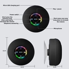 Last inn bildet i Galleri-visningsprogrammet, Mini Bluetooth Speaker Waterproof Bathroom Audio Wireless Shower Speakers RGB Light for Phone Soundbar Hand Free Car Loudspeaker
