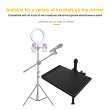 Last inn bildet i Galleri-visningsprogrammet, Microphone Stand Sound Card Tray Bracket Guitar Performance Live Phone Holder Adjustable Clamp Electric Instrument Accessories
