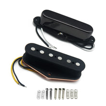 Last inn bildet i Galleri-visningsprogrammet, FLEOR Set of Neck+Bridge Alnico 5 Electric Guitar Pickup Single Coil TL Guitar Parts,Chrome/Golden/Black Choose
