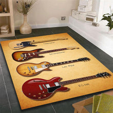 Last inn bildet i Galleri-visningsprogrammet, Music Is The Voice Of The Soul Guitar Room Bedroom Floor Mat Carpet rugs and carpets for home living room
