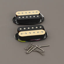 Last inn bildet i Galleri-visningsprogrammet, FLEOR 2pcs Zebra Electric Guitar Pickup Bridge &amp; Neck Humbucker Pickups Set Ceramic Magnet 4-Wires
