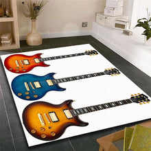 Last inn bildet i Galleri-visningsprogrammet, Music Is The Voice Of The Soul Guitar Room Bedroom Floor Mat Carpet rugs and carpets for home living room
