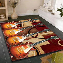 Last inn bildet i Galleri-visningsprogrammet, Music Is The Voice Of The Soul Guitar Room Bedroom Floor Mat Carpet rugs and carpets for home living room
