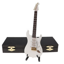 Last inn bildet i Galleri-visningsprogrammet, Mini Electric Guitar Model Miniature Decoration Musical Instruments with Case and Stand
