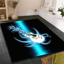 Last inn bildet i Galleri-visningsprogrammet, Music Is The Voice Of The Soul Guitar Room Bedroom Floor Mat Carpet rugs and carpets for home living room
