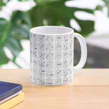 Last inn bildet i Galleri-visningsprogrammet, Guitar Chords Classic  Mug Picture Image Simple Cup Tea Drinkware Gifts Handle Round Design Printed Coffee Photo

