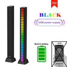 Last inn bildet i Galleri-visningsprogrammet, LED Light Bar Ambient RGB Sound Control App Control Pickup Voiceactivated Rhythm Lights Color Ambient Car Party Lamps of Music

