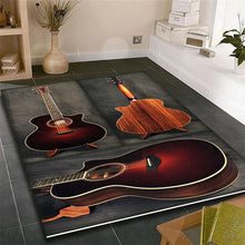 Last inn bildet i Galleri-visningsprogrammet, Music Is The Voice Of The Soul Guitar Room Bedroom Floor Mat Carpet rugs and carpets for home living room

