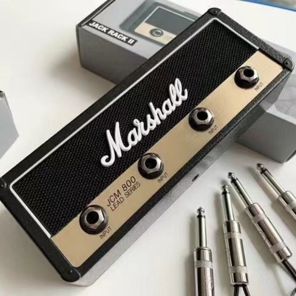 Original Marshall Spoon Speaker Keychain Storage Base JCM800 Box Head Key Guitar Storage Keychain Holder Jack Rack Hanging