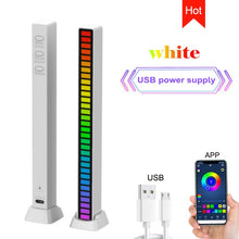 Last inn bildet i Galleri-visningsprogrammet, LED Light Bar Ambient RGB Sound Control App Control Pickup Voiceactivated Rhythm Lights Color Ambient Car Party Lamps of Music
